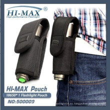 Nylon Holster Belt Velcro Bolsa para el bolso impermeable linterna